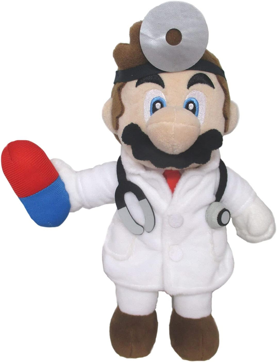 1824 Dr. Mario World - Doctor Mario Plush, 9",Multicolor