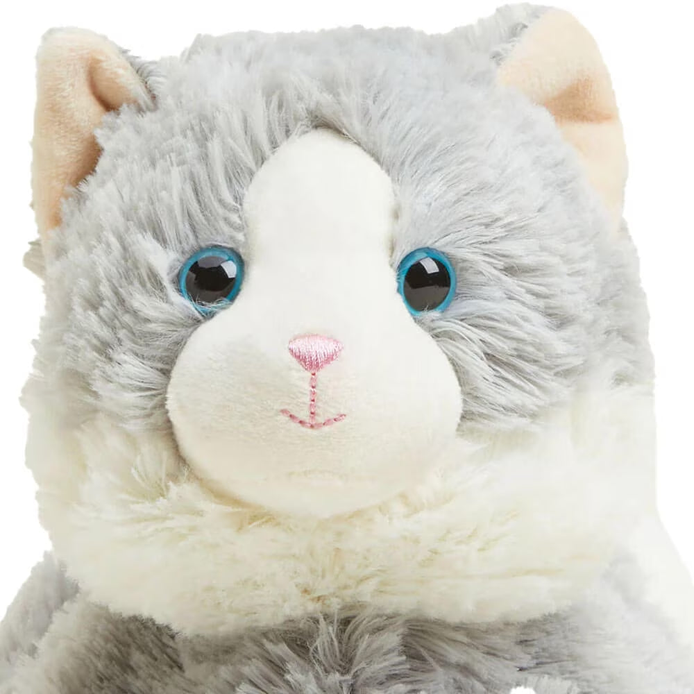 CPCAT4 Microwavable French Lavender Scented Plush Gray Cat