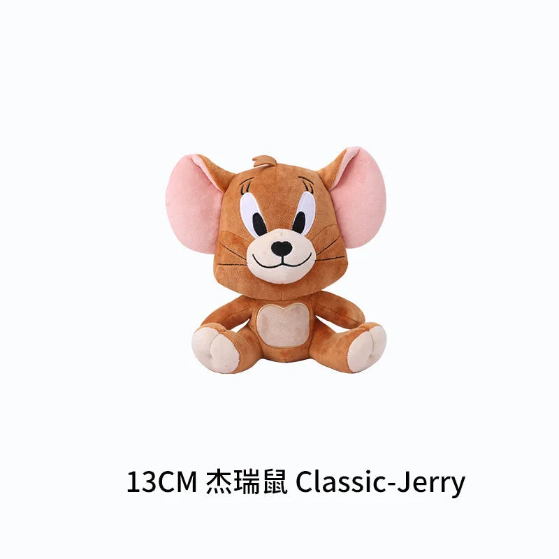 Anime Tom and Jerry Plush Toy Cartoon Movie Figures Cat Mouse Cute Plushies Stuffed Animal Doll Toys for Kids Gift Free Shipping