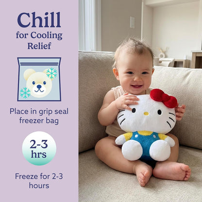 X Hello Kitty - Microwavable & Weighted Stuffed Animals, Hello Kitty - Heated Stuffed Animal Plushie for Warmth & Comfort - Scented Soft Plush Toys for Adults & Children (Boys & Girls)