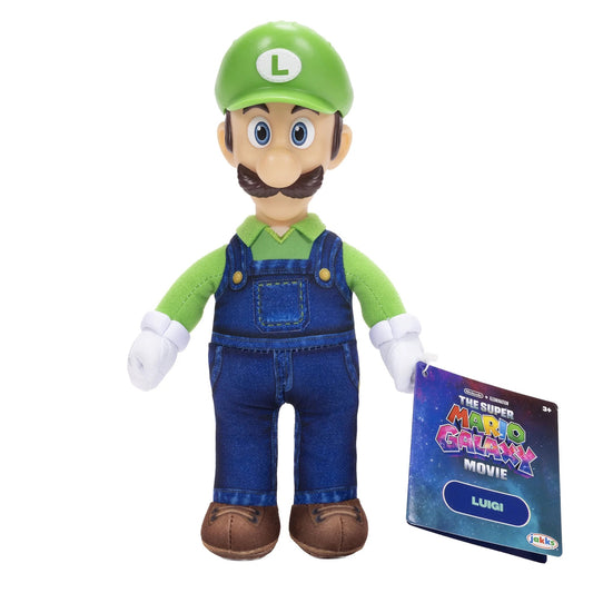 The Super Mario Galaxy Movie – 9 Inch Plush Figure – Luigi