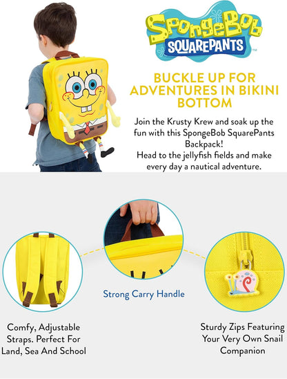 Backpack | Boys Backpack | Kids School Rucksack | Yellow One Size