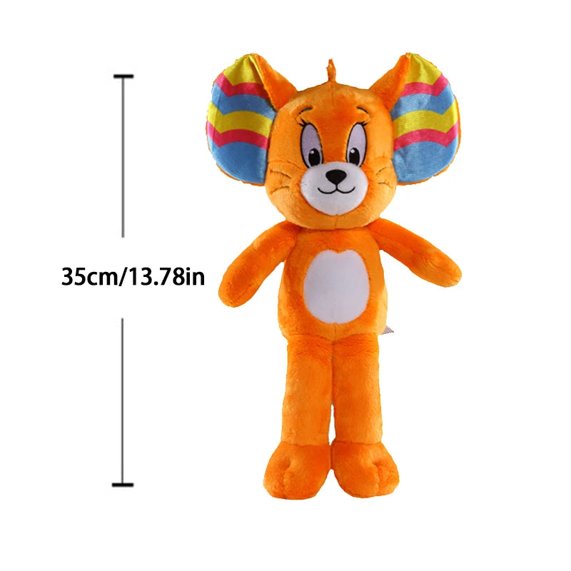 Anime Tom and Jerry Plush Toy Cartoon Movie Figures Cat Mouse Cute Plushies Stuffed Animal Doll Toys for Kids Gift Free Shipping