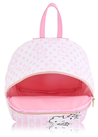 Sanrio Hello Kitty Backpack for Women | Hello Kitty Woman Purse | PU Leather Hello Kitty Mini Backpack Purse | Pink Hello Kitty Bag Cute Backpack with Keychain | Hello Kitty Accessories