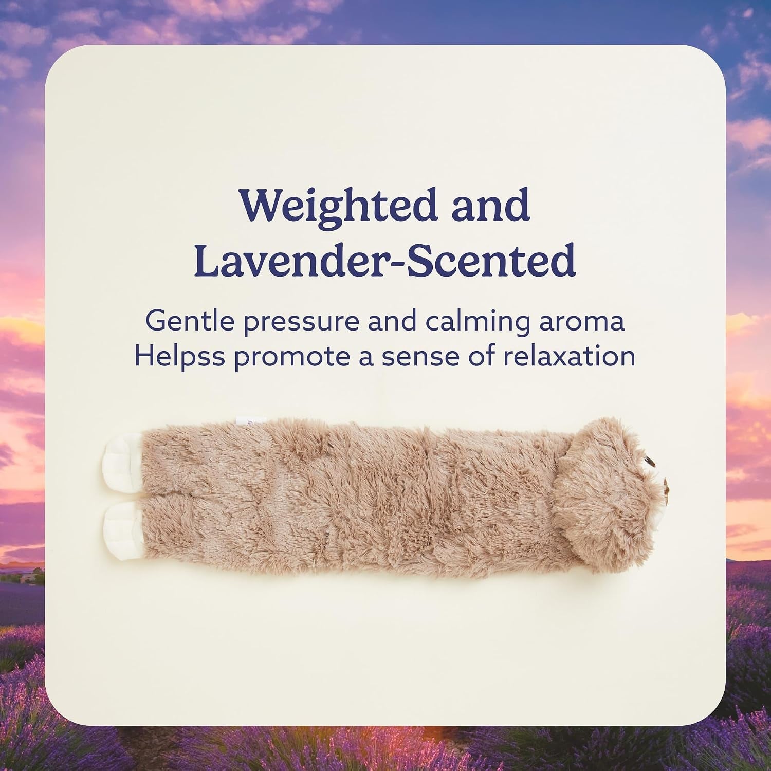 Intelex  Microwavable French Lavender Scented Plush, Sloth Wrap