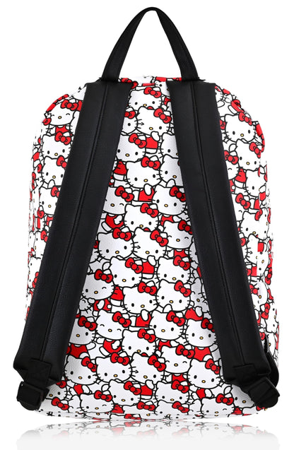 Sanrio Hello Kitty Backpack for Women, Men, Unisex Cute PU Leather Large Hello Kitty Backpack Purse Shoulder Purse | Hello Kitty Bag and Hello Kitty Accessories