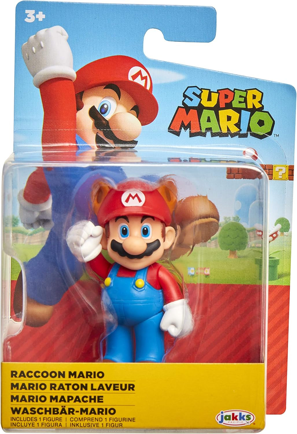 Racoon Mario 2.5" Collectible Toy Action Figure