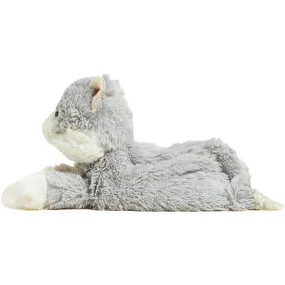 CPCAT4 Microwavable French Lavender Scented Plush Gray Cat