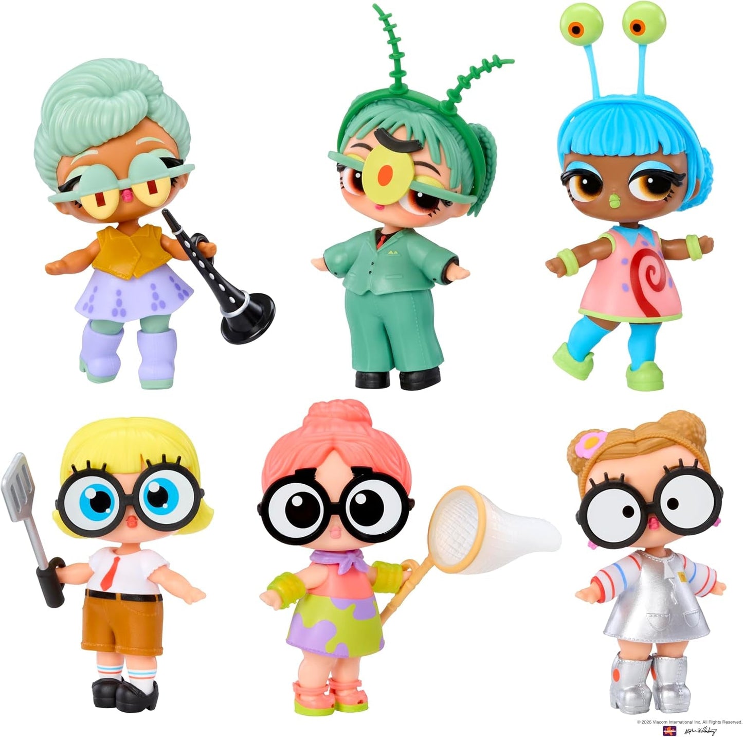 LOL Surprise Loves Spongebob Squarepants Tots – On-The-Go Play, 7 Total Surprises – Collect All 6!