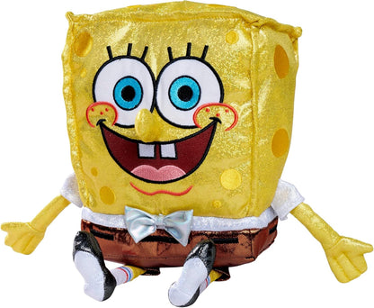 Toys Spongebob 25Th Anniversary Plush – Glittering 12In Collectible Plush – Sparkling, Super Soft, Limited Edition, Cuddly Toy for All Ages, Yellow