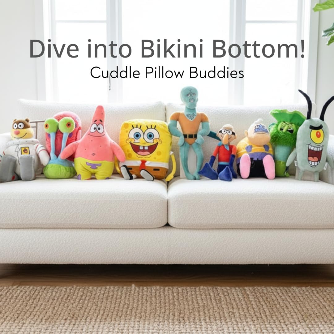 Spongebob Squarepants Patrick Star Bedding Super Soft Cozy Decorative Cuddle Pillow, (Officially Licensed Product) by  Collectibles