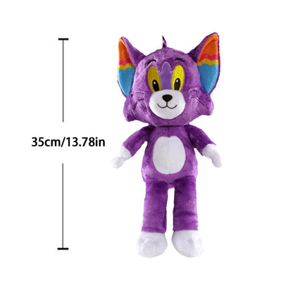 Anime Tom and Jerry Plush Toy Cartoon Movie Figures Cat Mouse Cute Plushies Stuffed Animal Doll Toys for Kids Gift Free Shipping