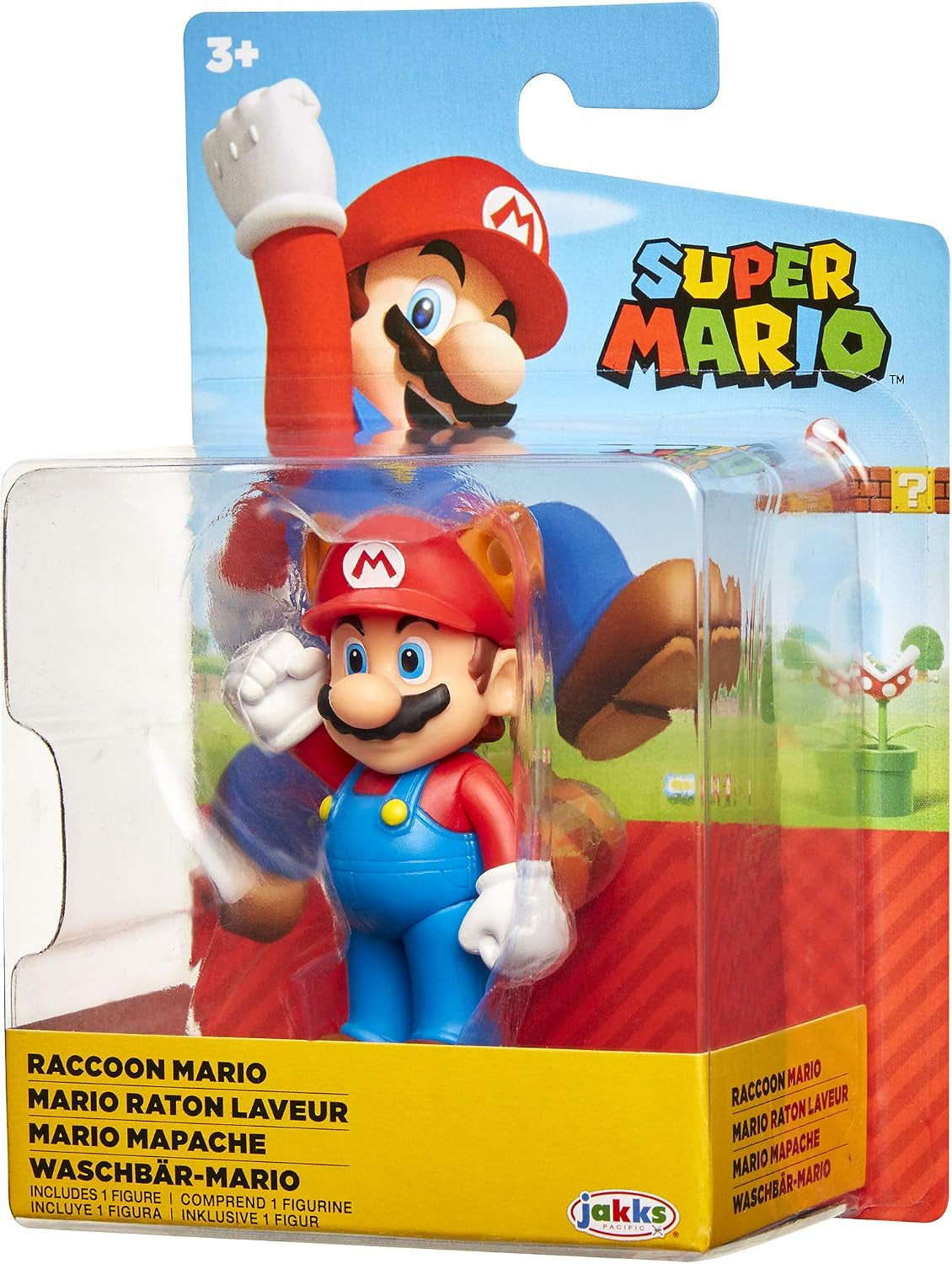 Racoon Mario 2.5" Collectible Toy Action Figure