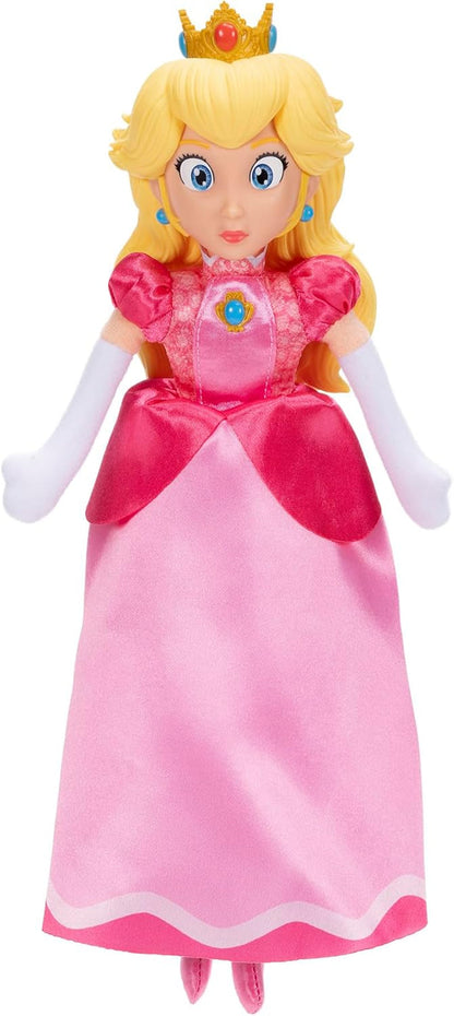 The Super Mario Galaxy Movie – 9" Plush 3-Pack Bundle Series 1 - Premium Detail Roto Head Plush, Includes Mario, Luigi, and Princess Peach Characters!