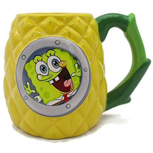 Pineapple House 3D Sculpted Ceramic Mug | Holds 20 Ounces