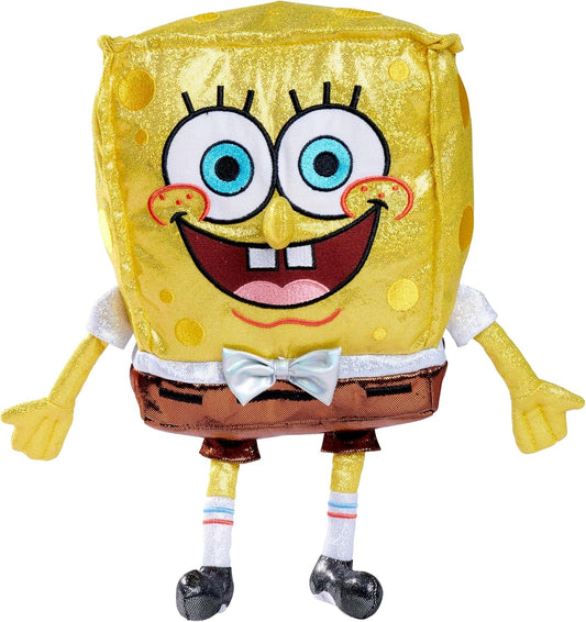 Toys Spongebob 25Th Anniversary Plush – Glittering 12In Collectible Plush – Sparkling, Super Soft, Limited Edition, Cuddly Toy for All Ages, Yellow