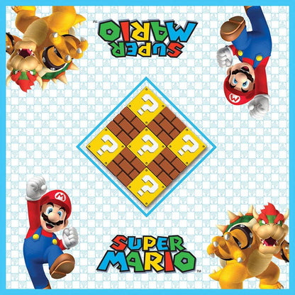 Super Mario Checkers & Tic-Tac-Toe Collector'S Game Set for 2 Players | Featuring Mario & Bowser | Collectible Checkers and Tictactoe Perfect for Mario Fans, Model Number: CM005-637-002001-06