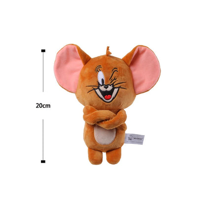 Anime Tom and Jerry Plush Toy Cartoon Movie Figures Cat Mouse Cute Plushies Stuffed Animal Doll Toys for Kids Gift Free Shipping
