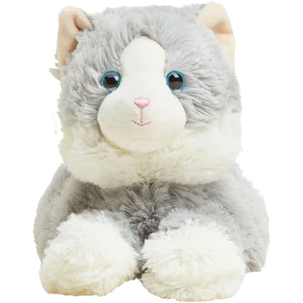 CPCAT4 Microwavable French Lavender Scented Plush Gray Cat