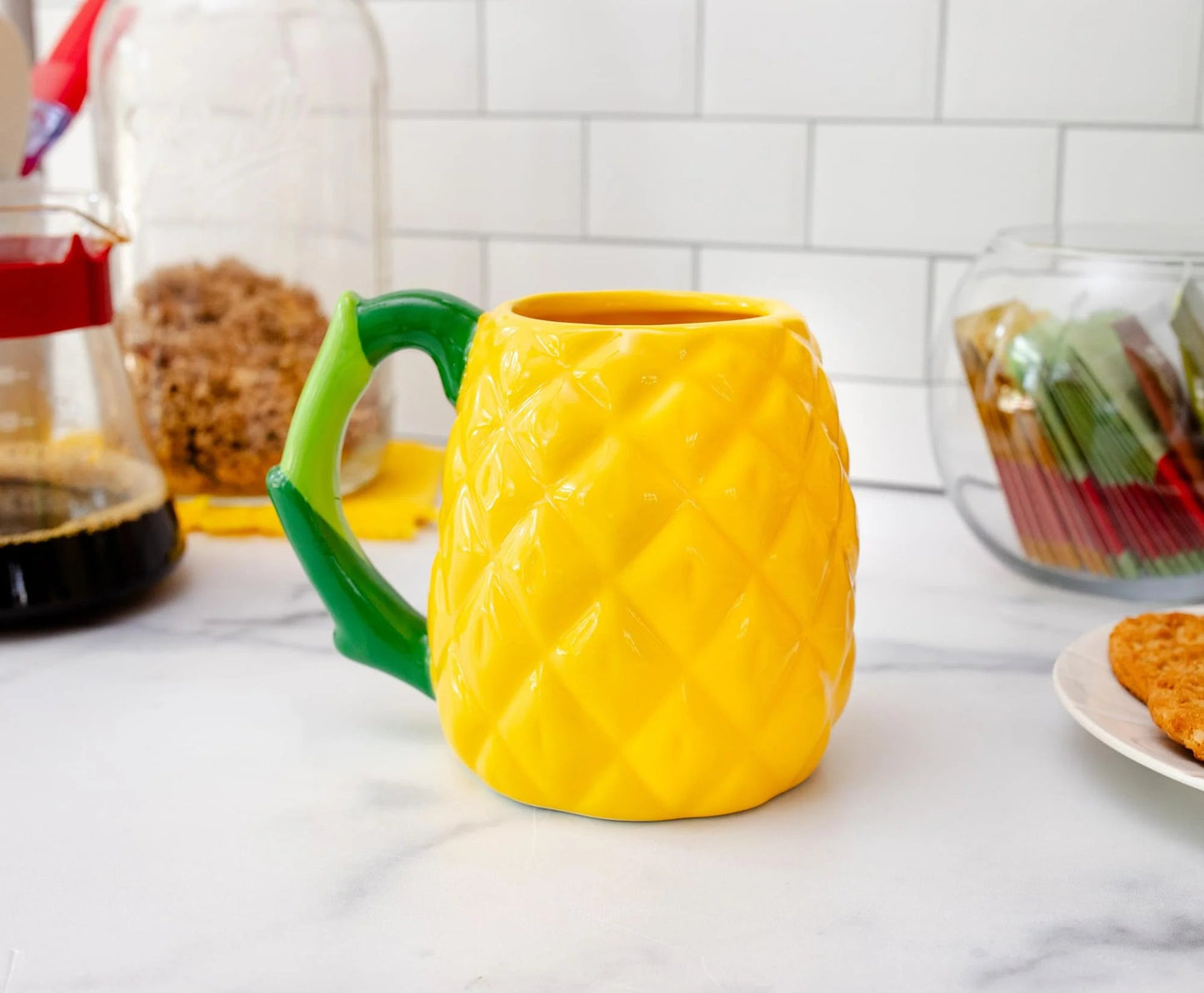 Pineapple House 3D Sculpted Ceramic Mug | Holds 20 Ounces