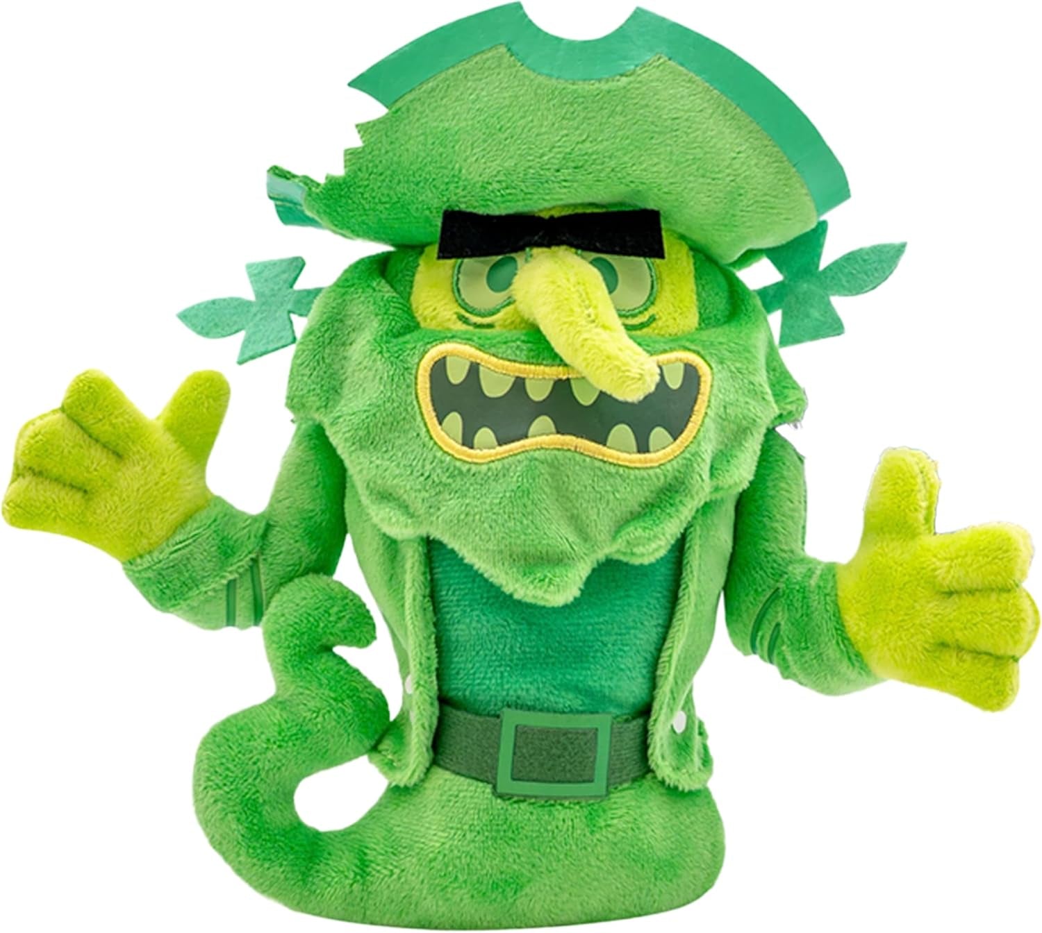 Movie: the Search for Squarepants - Bikini Bottom Glow Pals 6" Plush Toy Assortment, Glow-In-The-Dark Spongebob, Patrick, Squidward, Flying Dutchman Collectibles for Kids Ages 3+