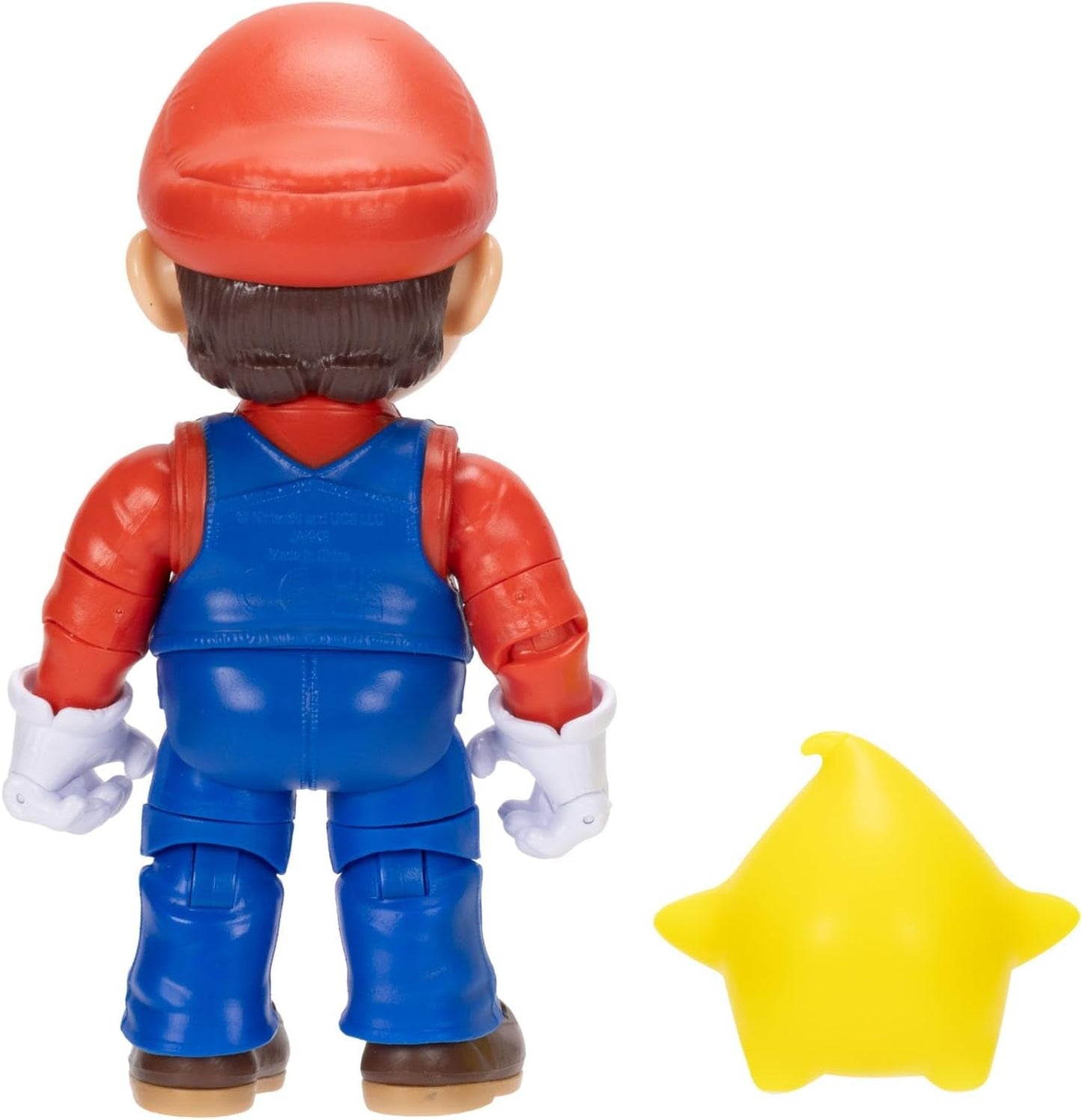 The Super Mario Galaxy Movie 5” Action Figures Series 1 – Mario Figure with Yellow Glow-In-The Dark Luma Star Accessory - Premium Details 22 Points of Articulation