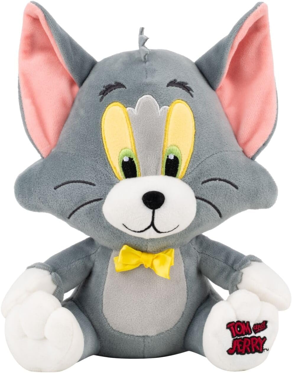 Warner Bros. Discovery Tom and Jerry, 8-Inch Tom Plush - Super-Soft and Huggable Plush Toy - Official Licensed Plush - for All Ages