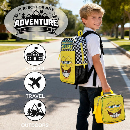 Spongebob Squarepants 5-Piece Backpack & Lunchbox Set