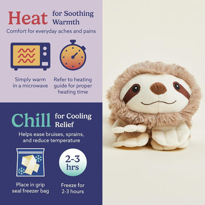 Intelex  Microwavable French Lavender Scented Plush, Sloth Wrap