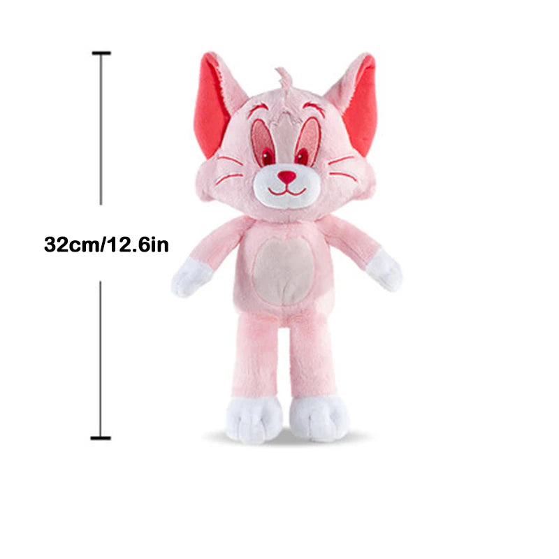 Anime Tom and Jerry Plush Toy Cartoon Movie Figures Cat Mouse Cute Plushies Stuffed Animal Doll Toys for Kids Gift Free Shipping
