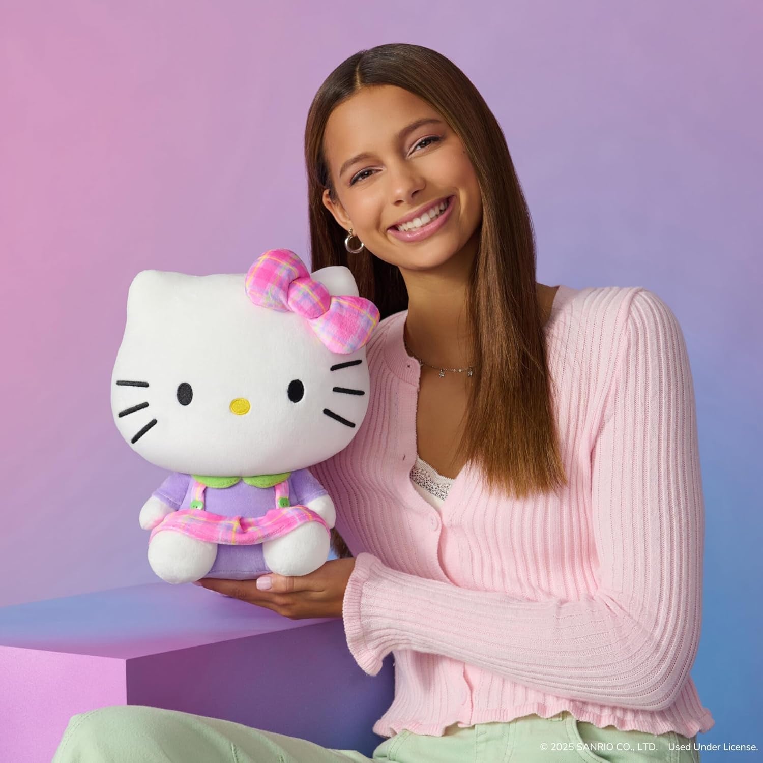 Hello Kitty and Friends, 12-Inch Hello Kitty Neon Plush - Officially Licensed Sanrio Product from  - Ages 6+