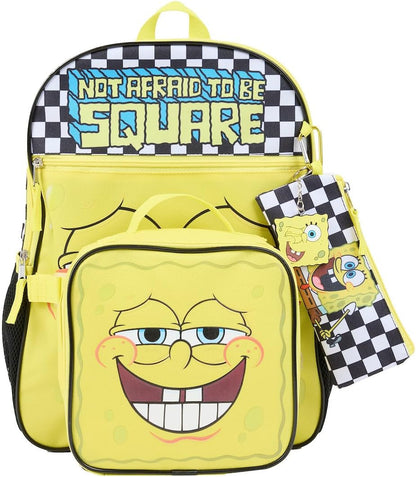 Spongebob Squarepants 5-Piece Backpack & Lunchbox Set