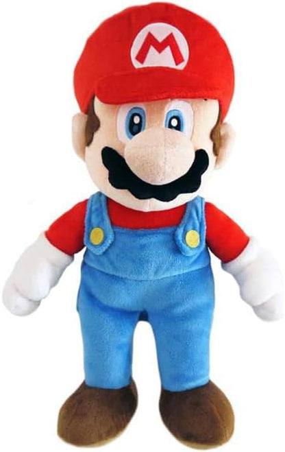 Super Mario All Star Collection 1414 Mario Stuffed Plush, Multicolored,9.5"