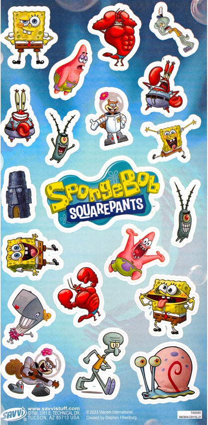 Spongebob Pool Party Toy Set for Kids - Bundle with Inflatable Swim Ring, Swimming Goggles, Stickers and More | Spongebob Squarepants Pool Toys for Girls, Boys Summer Parties