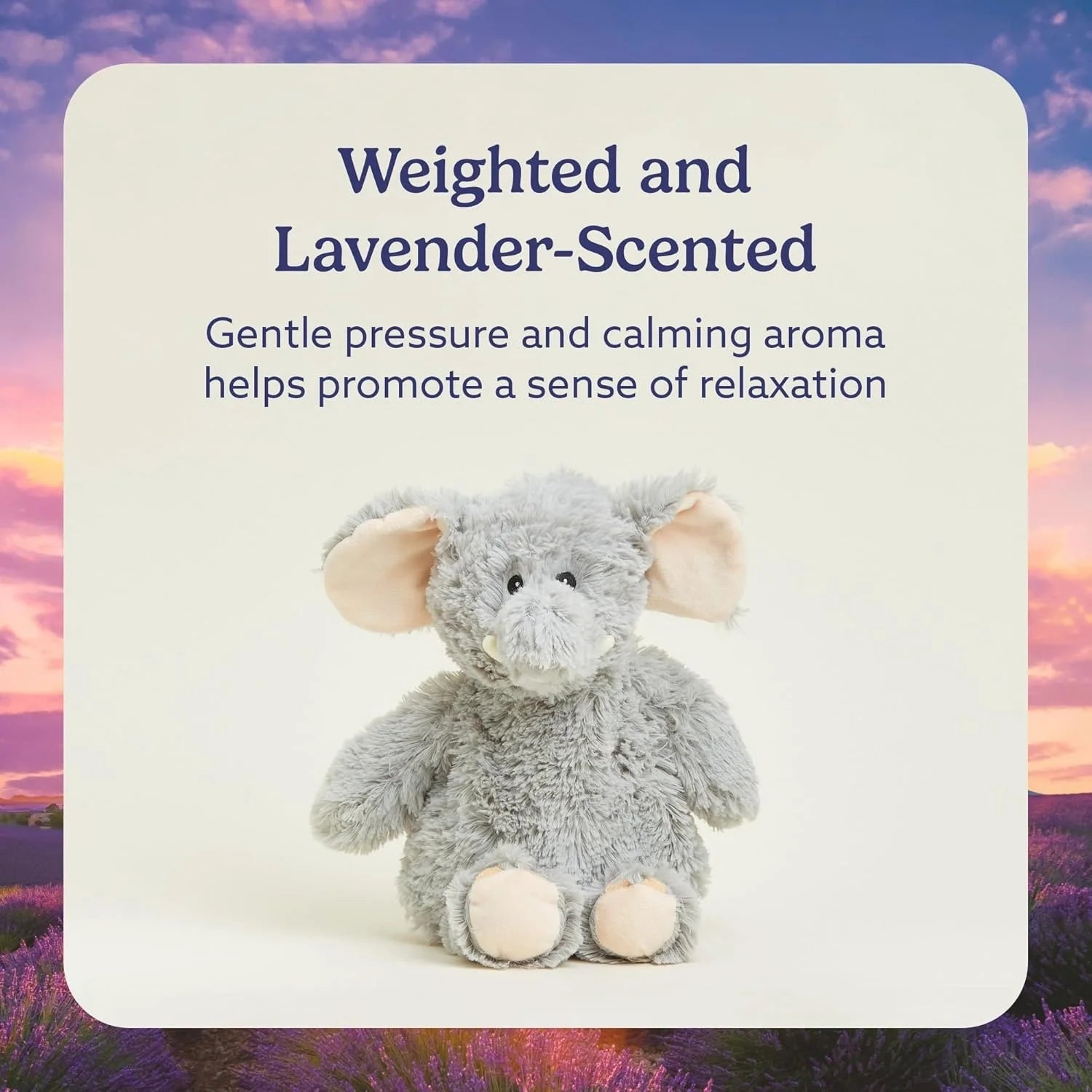 13” Gray Penguin Stuffed Animal, Microwavable Heated Plushies and Weighted Soft Plush Toys