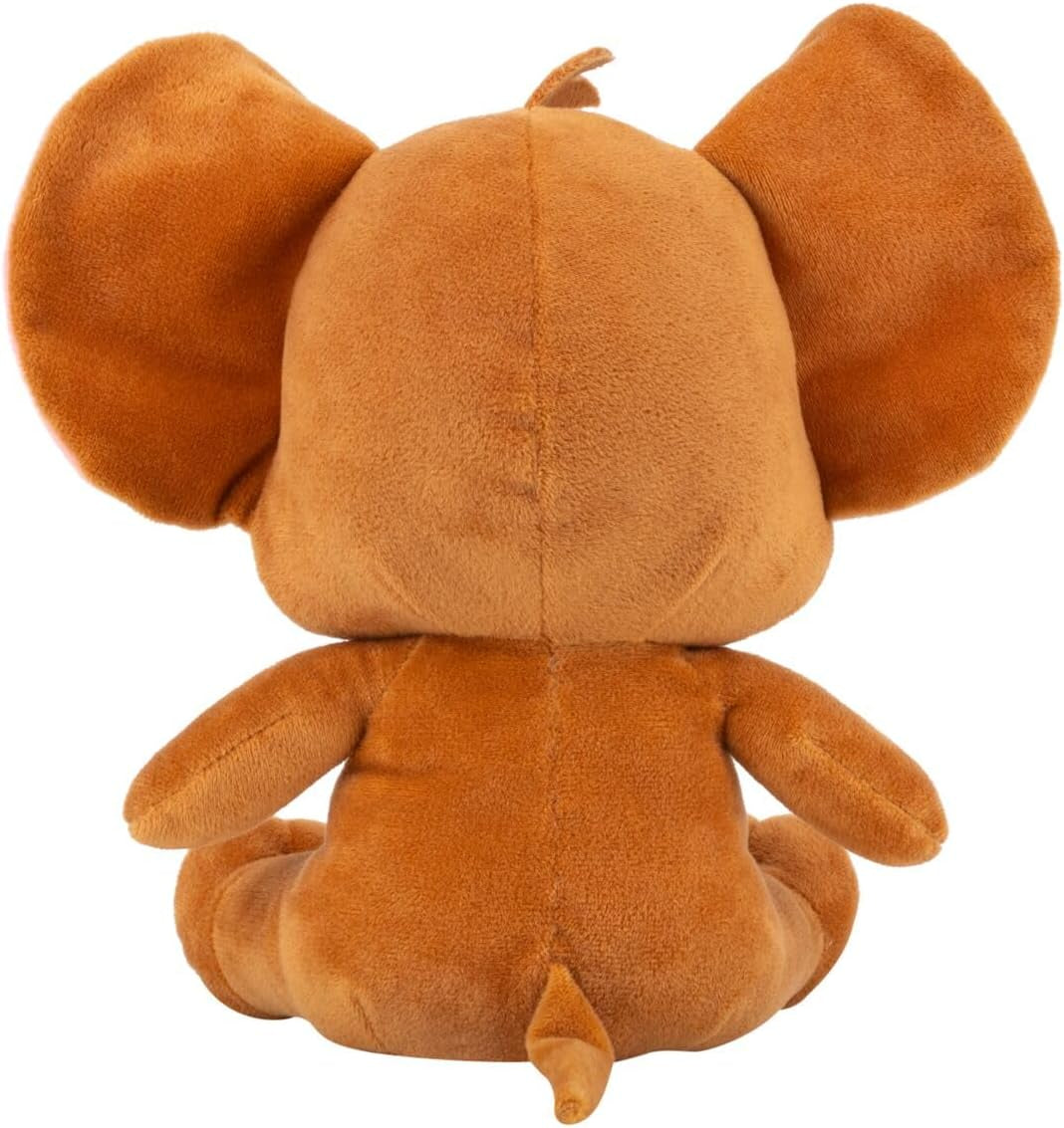 Warner Bros. Discovery Tom and Jerry, 8-Inch Jerry Plush - Super-Soft and Huggable Plush Toy - Official Licensed Plush - for All Ages