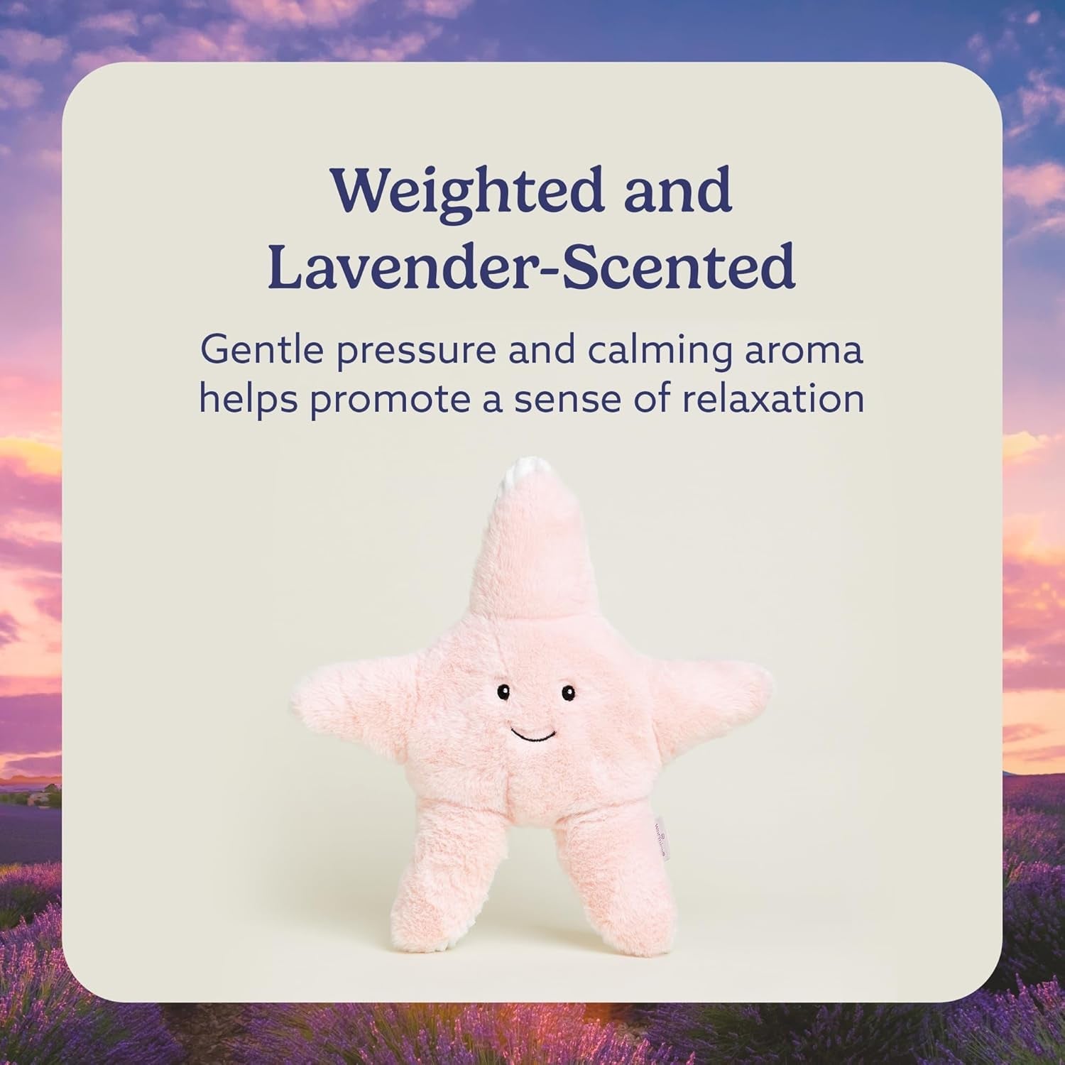 Microwavable & Weighted Stuffed Animals, Starfish - Heated Stuffed Animal Plushie for Warmth & Comfort - Cute Soft Plush Toys for Adults & Children (Boys, Girls, Babies & Toddlers)